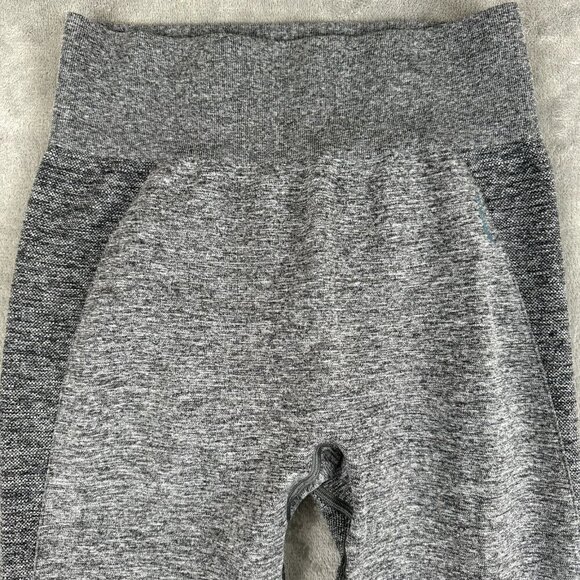 Gymshark Leggings Women XS Flex High Waisted Gray Blue Dry Ankle Athletic Yoga - Picture 3 of 9